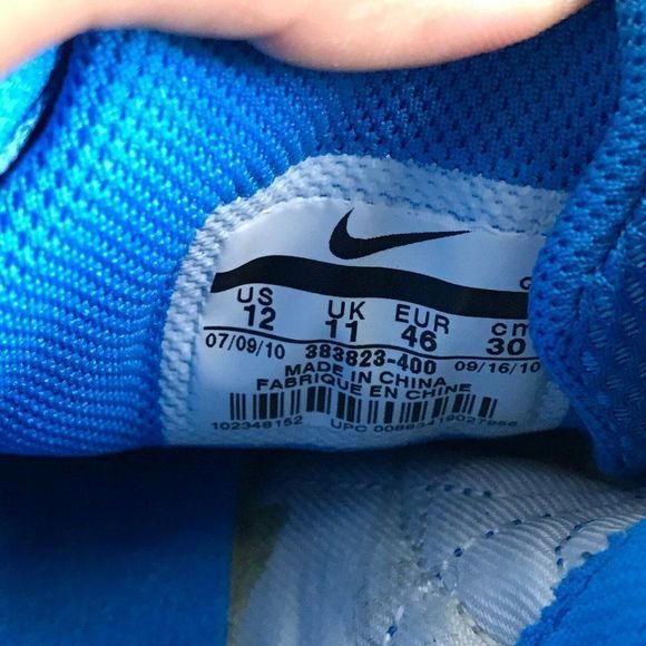 Nike Zoom Rival MD 5 Blue Running‎ Spikes Track & Field Shoes Sz 12 383823-400 - Picture 8 of 10